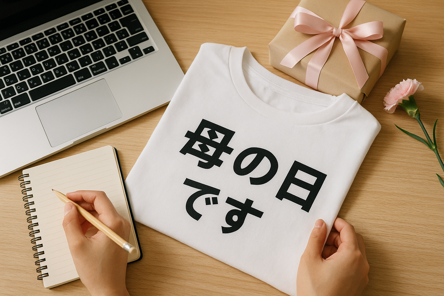 季節イベントを活用した贈り物の選び方:母の日に語録Tシャツを贈るアイデア 関連画像 2