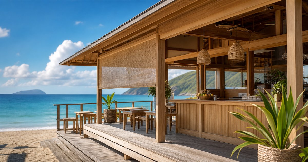 殿下海水浴場のビーチハウスひらの（海の家ひらの）